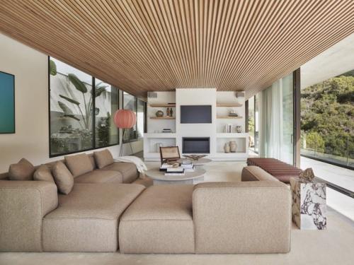 Сад на крыше с видом на горы. 04