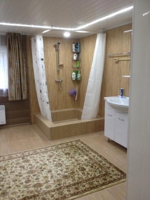 Вот такой ремонт у нас в санузле.