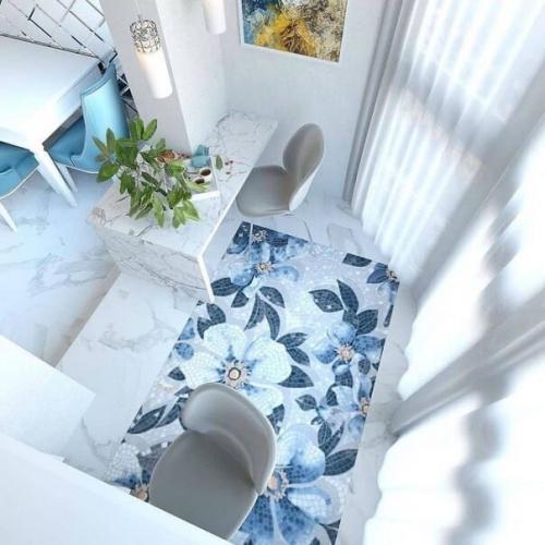 Потрясающий интерьер квартиры в холодной цветовой гамме. 05