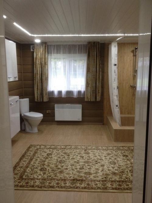 Вот такой ремонт у нас в санузле. 02