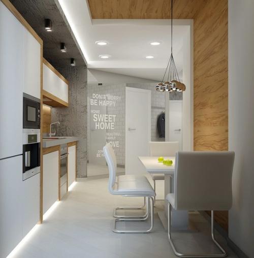 Заказали проект от Ольги к под нашу нетипичную планировку в квартире для двоих. 01