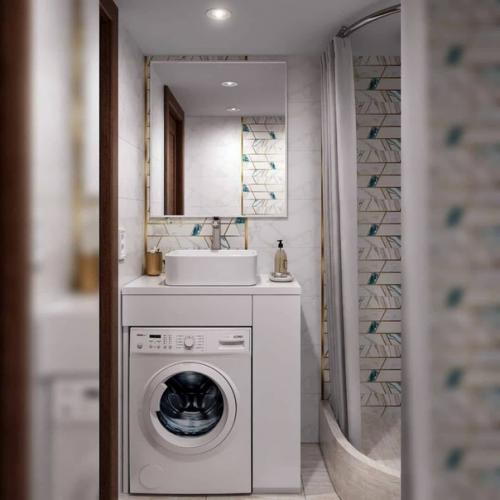 Как удачно организовали интерьер такой небольшой квартиры. 09