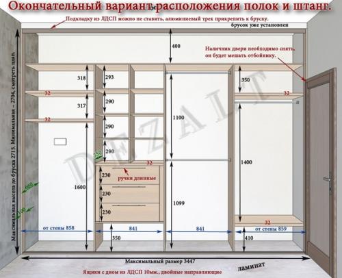 Полезная информация по организации мест хранения в шкафу. 08