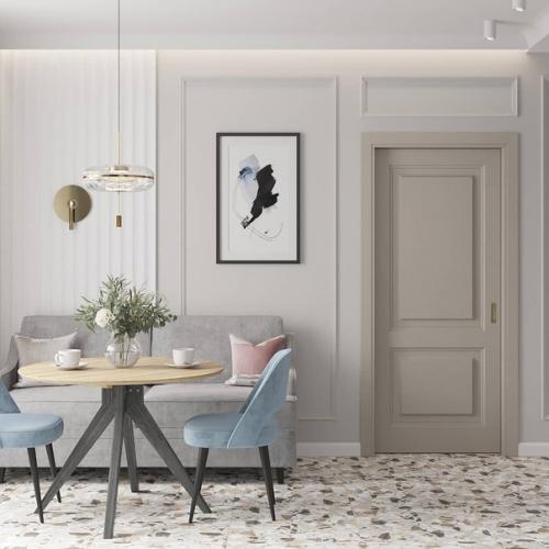 Интерьер квартиры в светлой цветовой гамме. 03