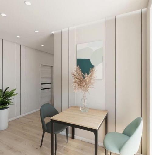 В том случае, если вы любите мятный цвет в интерьере - присмотритесь к такому варианту оформления квартиры. 06