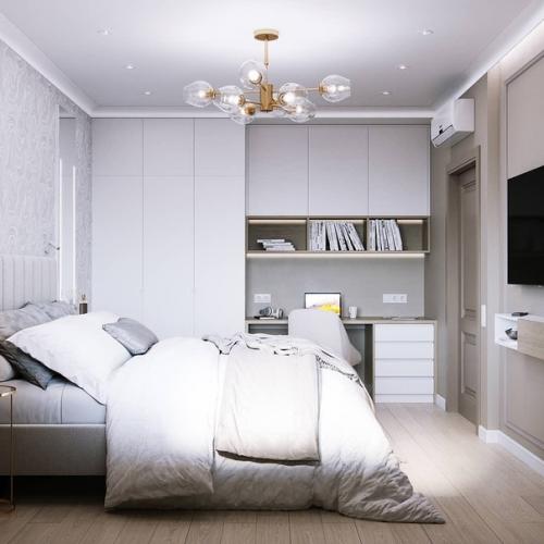 Интерьер квартиры в светлой цветовой гамме. 06