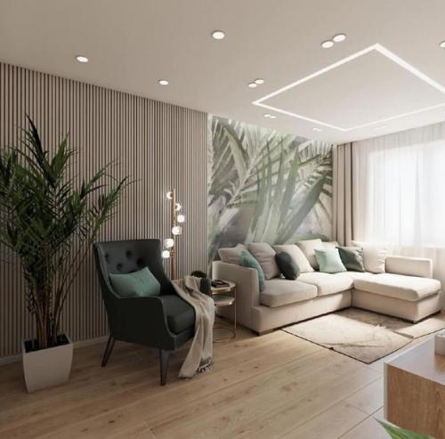 В том случае, если вы любите мятный цвет в интерьере - присмотритесь к такому варианту оформления квартиры. 05