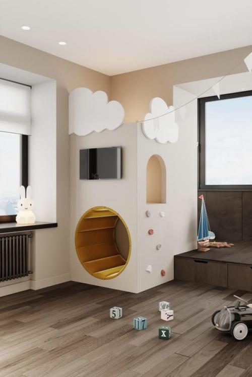 Детская комната для двух братьев - дошкольников от студии Icon. 02
