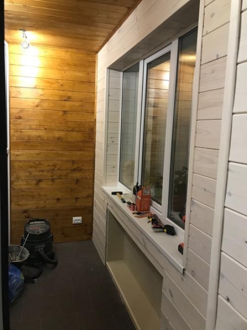 Ремонт на балконе руками нашего подписчика. 05