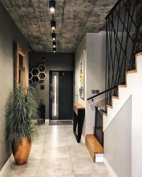 Крутое сочетание черного цвета и дерева! 09