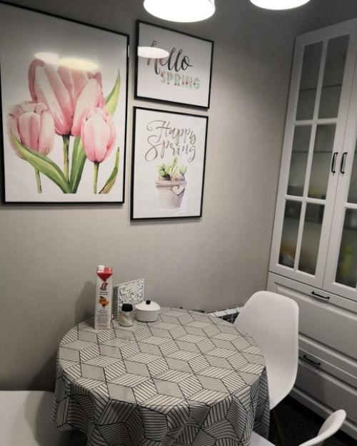 Перепланировка кухни, площадь 5, 5 кв. 07