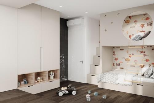 Детская комната для двух братьев - дошкольников от студии Icon.
