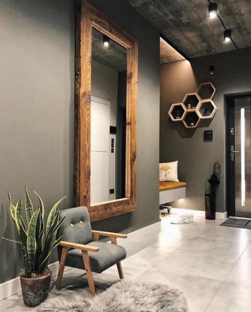 Крутое сочетание черного цвета и дерева! 08