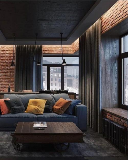 Брутальная квартира для холостяка. 02