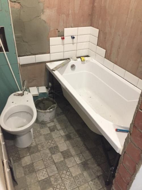 Делали ремонт в студии под сдачу. 07