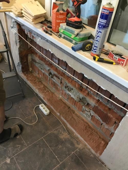 Ремонт на балконе руками нашего подписчика. 03