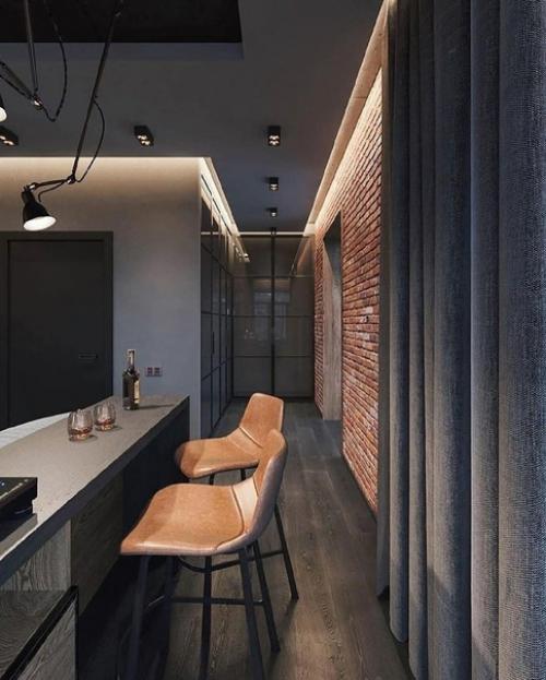 Брутальная квартира для холостяка. 01