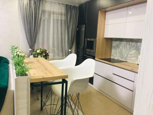 Наша кухня - гостиная проект на двоих с дизайнером. 04