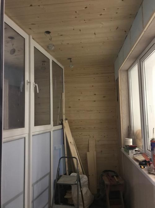 Ремонт на балконе руками нашего подписчика. 02