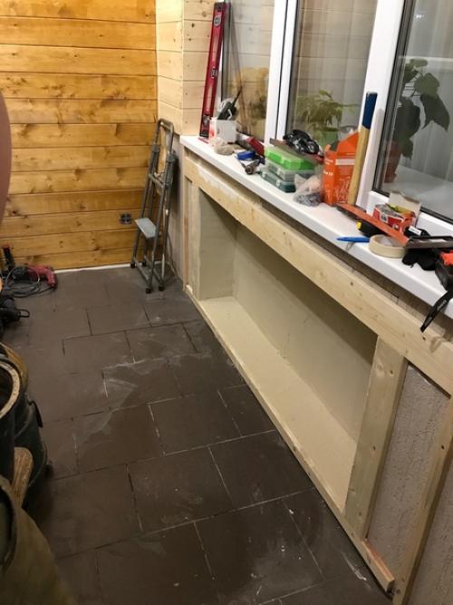 Ремонт на балконе руками нашего подписчика. 04