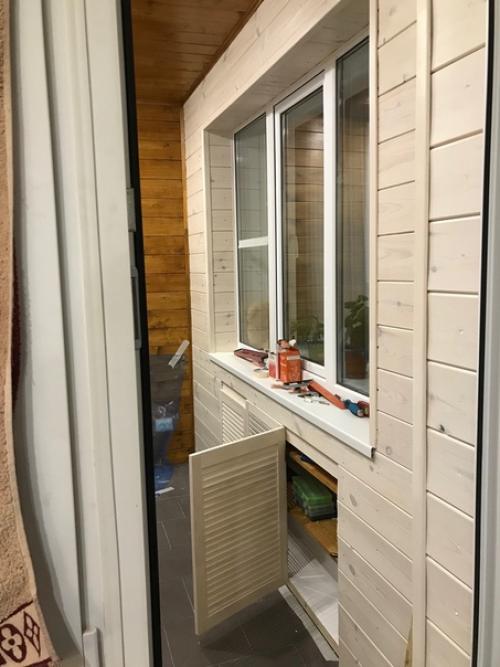 Ремонт на балконе руками нашего подписчика. 06