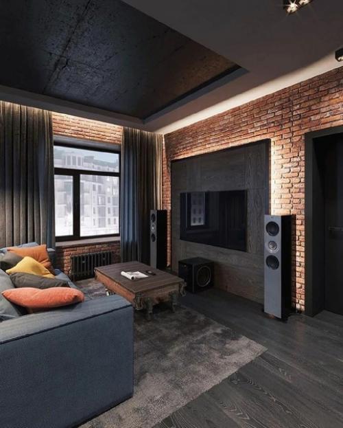 Брутальная квартира для холостяка. 04