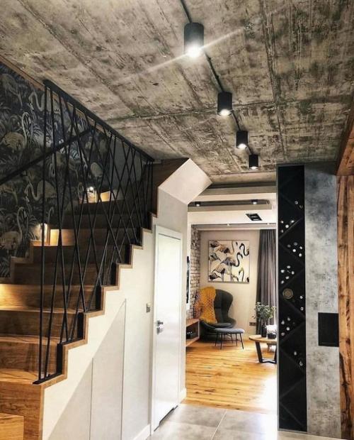 Крутое сочетание черного цвета и дерева! 06