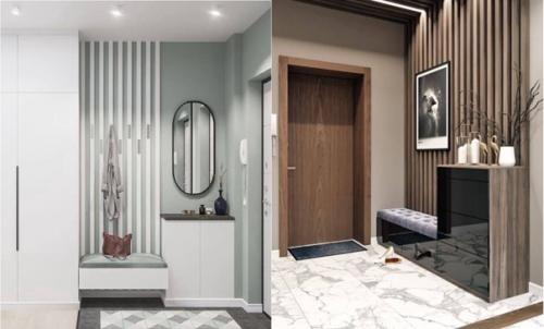 Идеи открытых прихожих. 01