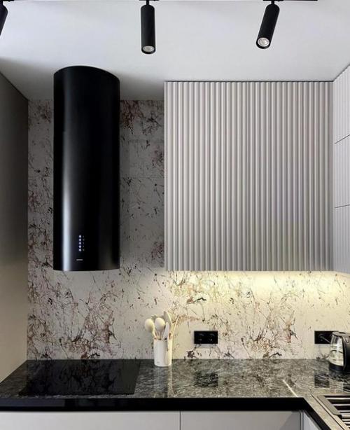 Идеальная кухня с мраморным фартуком. 02