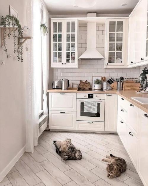 Белоснежный интерьер в квартире.