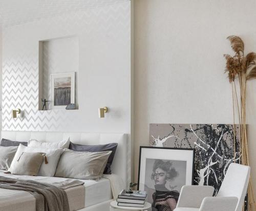 Интерьер квартиры в скандинавском стиле, но с некоторыми интересными деталями. 04