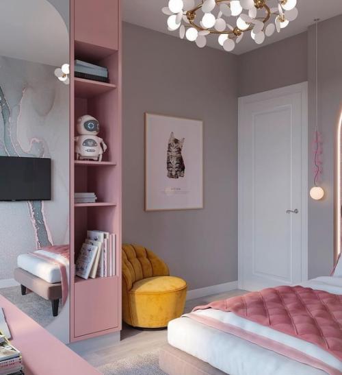 Интерьер комнаты для девочки. 03