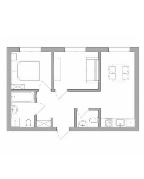 Ремонт двушки для сдачи в аренду. 08