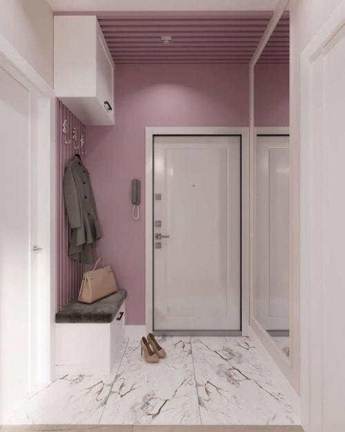 Дизайн - проект квартиры в нежной цветовой гамме. 06