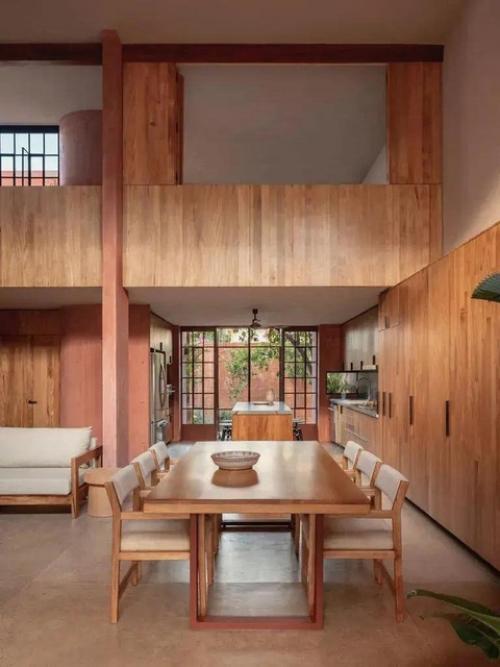 Красный дом в Мексике: архитектура, вписанная в природу. 05 Красный дом в Мексике: архитектура, вписанная в природу. 05