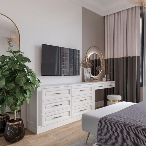 Два варианта дизайна спальни. 01