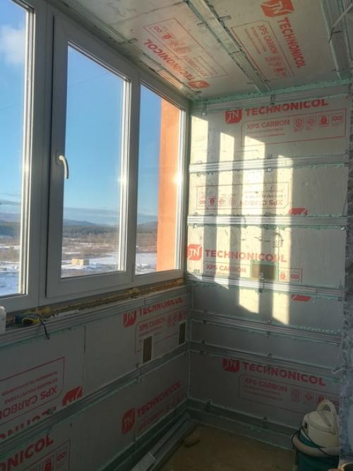 Замечательный ремонт лоджии от подписчицы: 
