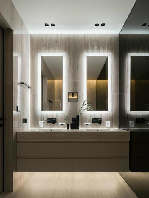 Современный дом с камином и панорамными окнами в Подмосковье. 05