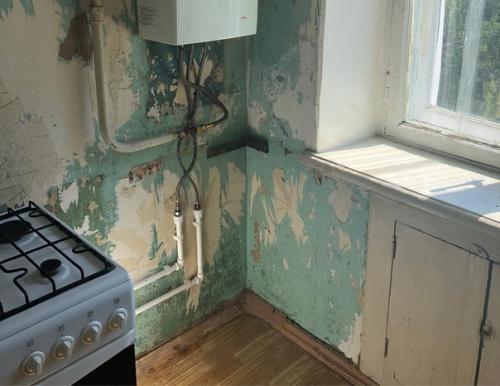 Восхитительный дизайн маленькой кухни. 01