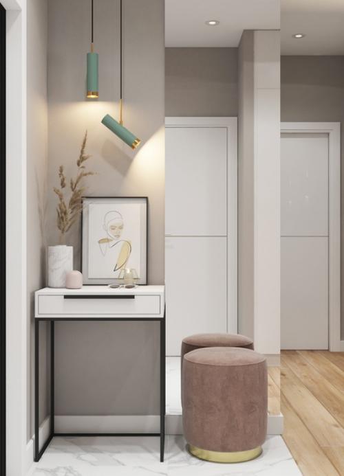 Интерьер квартиры 55 кв. 07