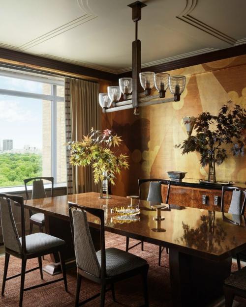 Квартира в Нью-йорке с видом на центральный парк стала современным переосмыслением ар - деко. 01