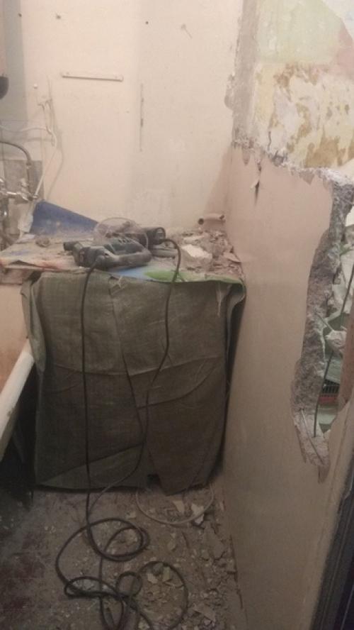 Капитальный ремонт в ванной комнате.