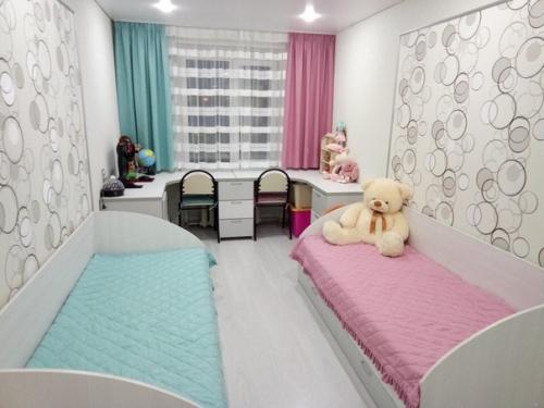 Оформление небольшой комнаты для брата и сестры. 02