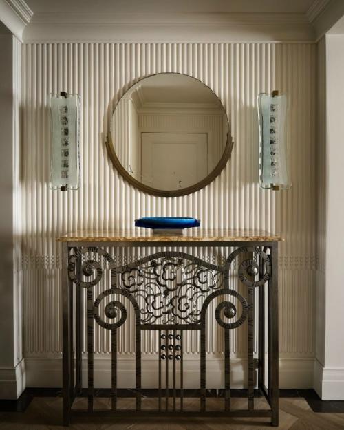 Квартира в Нью-йорке с видом на центральный парк стала современным переосмыслением ар - деко. 05